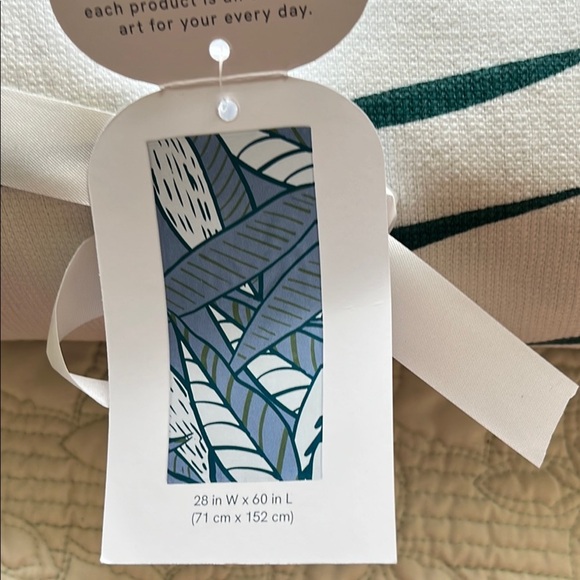 SDS for HD White and Green Peshtemal Beach Towel - Picture 5 of 6